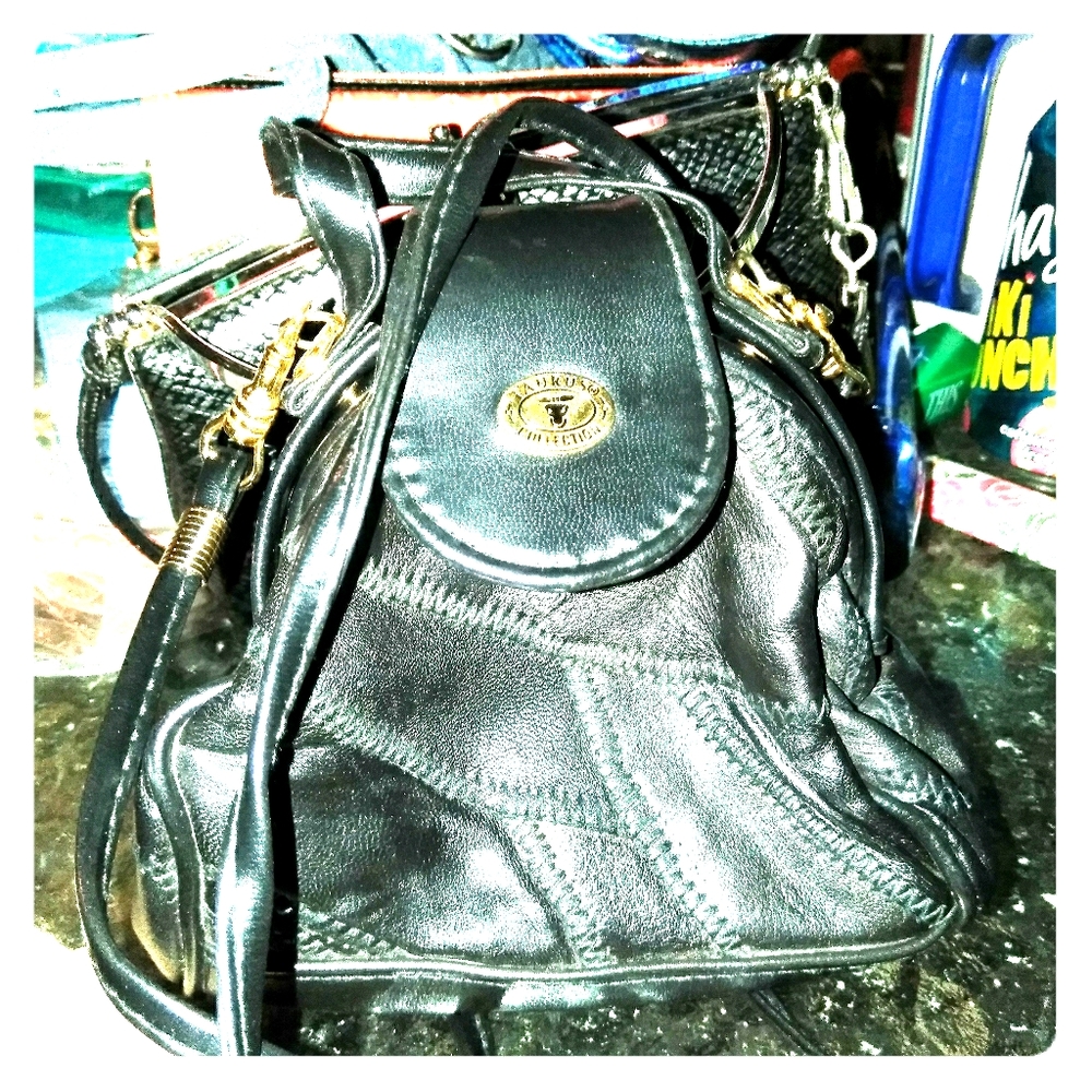 Taurus Collection small black coin purse
